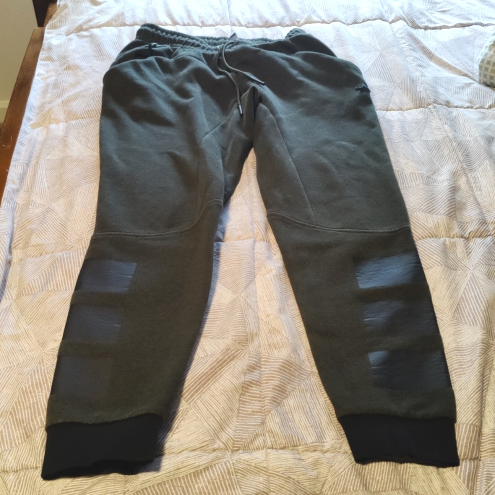 Small Army Green Adidas Jogger Sweatpants